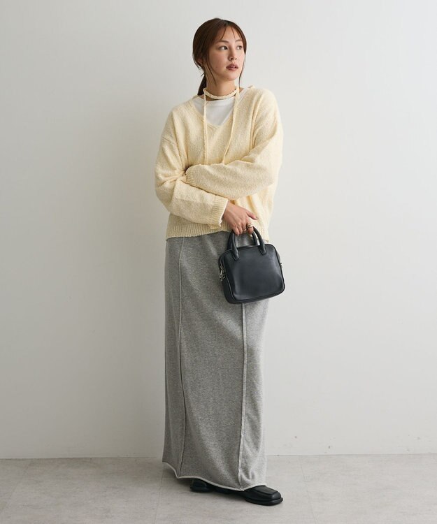 CRAFT STANDARD BOUTIQUE スウェットロングスカート Gray Mixture