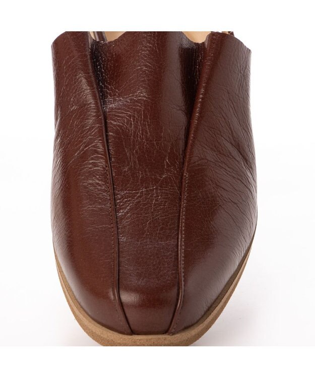 MODE ET JACOMO <D'ICI>バックストラップデザインシューズ レンガ