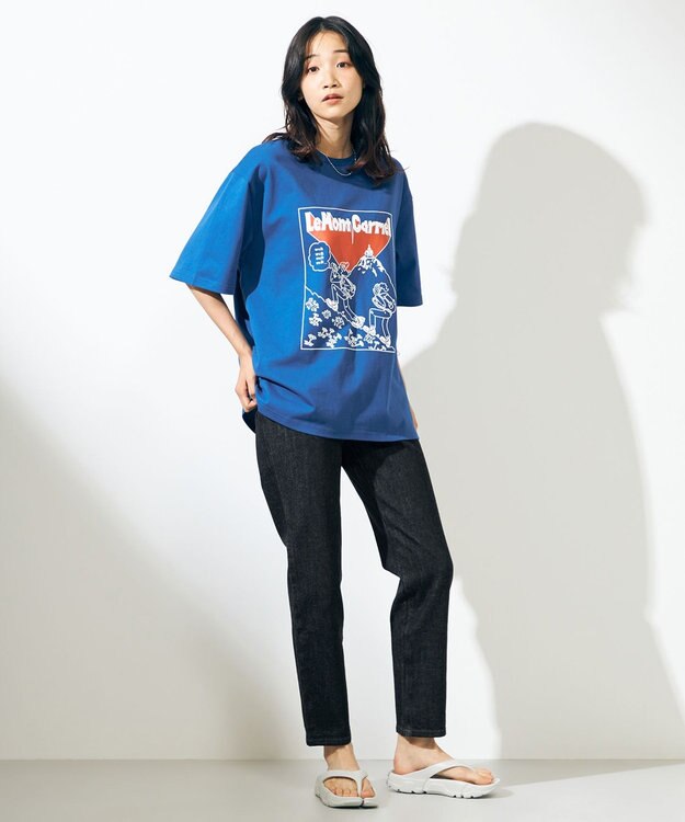 SHARE PARK LADIES 〈CIMMARON CORE〉CLAUDIA スリムテーパードパンツ ブラック系