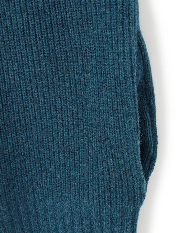 J.PRESS MEN 【WEB限定】畔編み フルジップカーディガン グリーン系