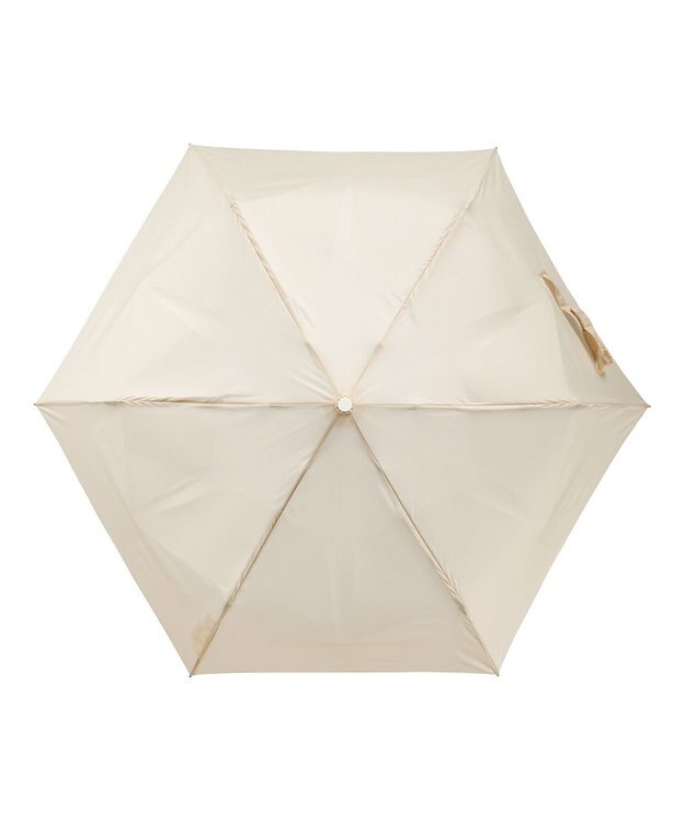 MOONBAT 【3秒でたためる傘/コンパクト】urawaza 小町(ウラワザ コマチ)  折りたたみ傘 無地 50cm ベージュ