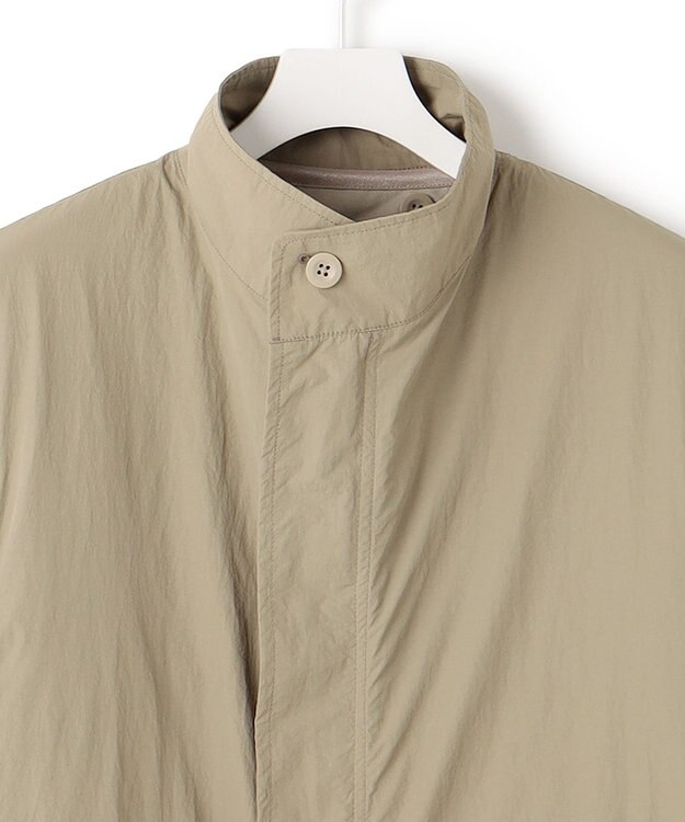 J.PRESS YORK STREET 【UNISEX】ナイロンワッシャーショートモッズコート ベージュ系