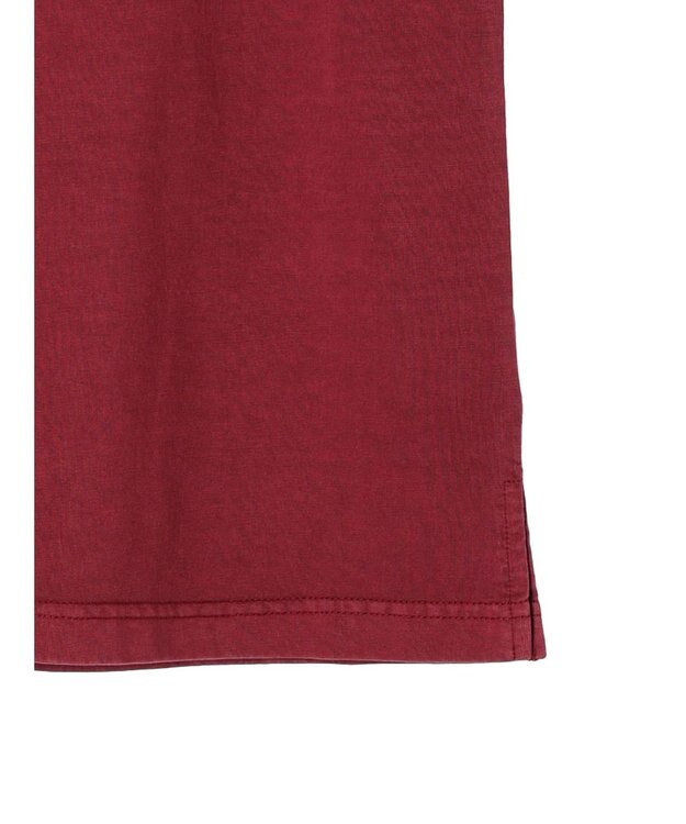 Green Parks ・Ｄｏｕｂｌｅ　Ｆｌａｇｓ　ピグメント加工ノースリＴＥＥ Bordeaux