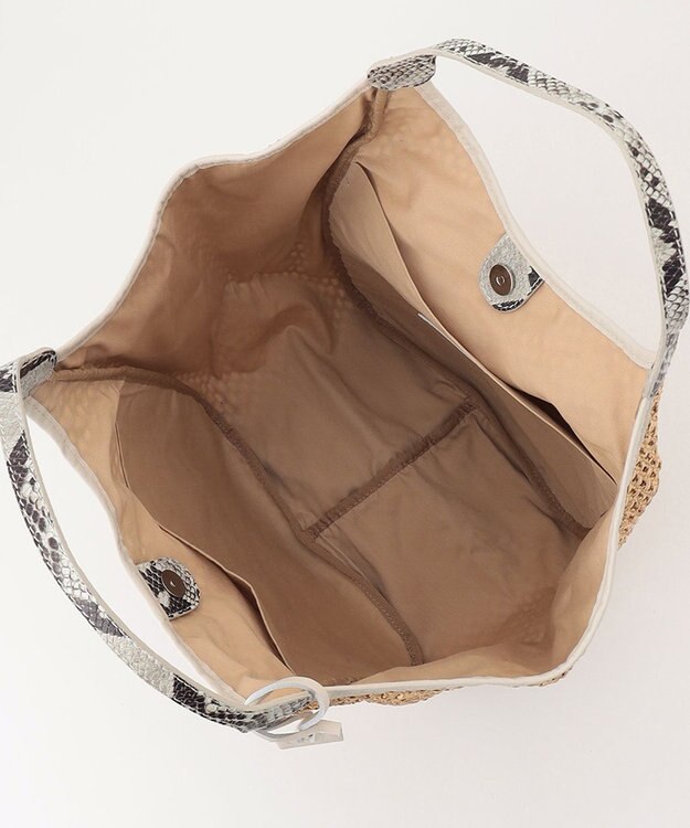 23区 MARCO MASI ラフィア トートバッグ ベージュ