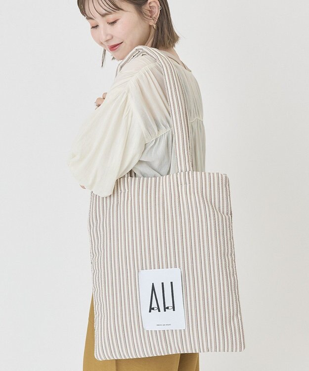 AMERICAN HOLIC パテッドホリホリトートバッグ2 Beige