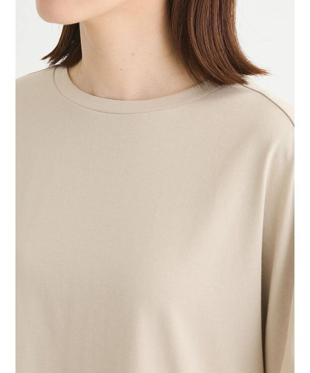 Green Parks 冷っとすずやか　バックバルーンフレンチプルオーバー Beige