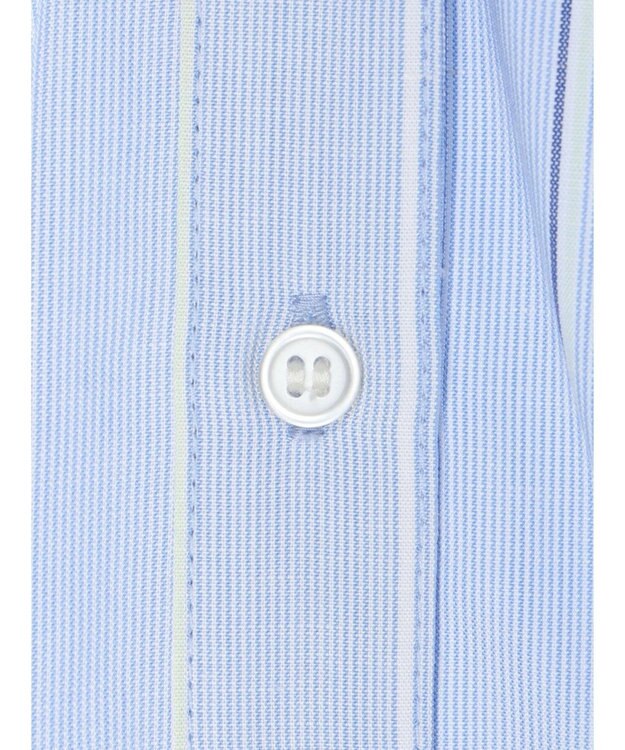 AMERICAN HOLIC 接触冷感＋ＵＶカット　ギャザースリーブブラウス Stripe Sax