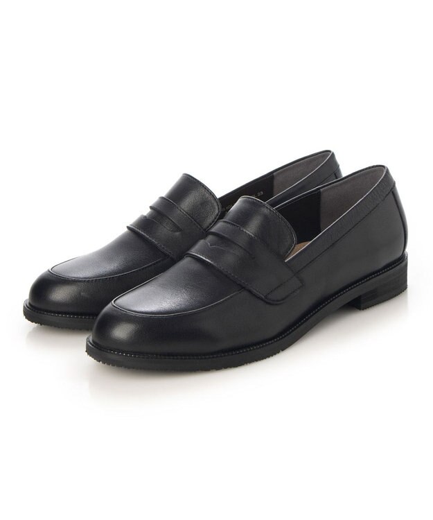 ing <ing>デザインコインローファー ブラック