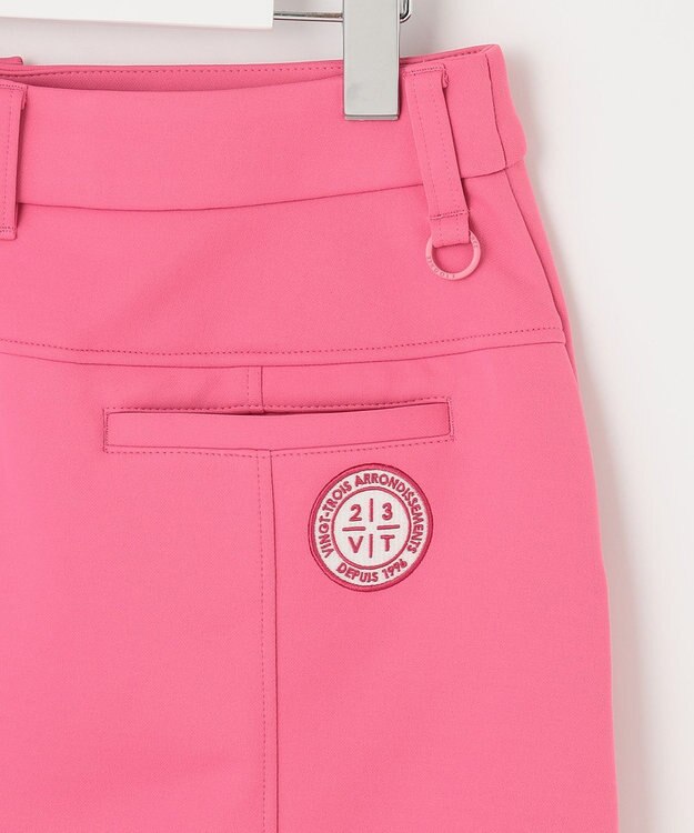 23区GOLF 【WOMEN】【吸水速乾/UVケア】ダンボールニット 台形 スカート ピンク系