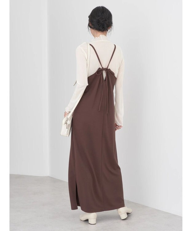 earth music&ecology シアーハイネックメロープルオーバー Ivory