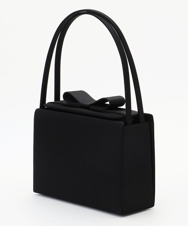 組曲 NOIR インナーマグネット リボンバッグ ブラック系