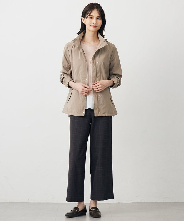 J.PRESS LADIES L 【2way】Artirosa フーデッド コート ベージュ系