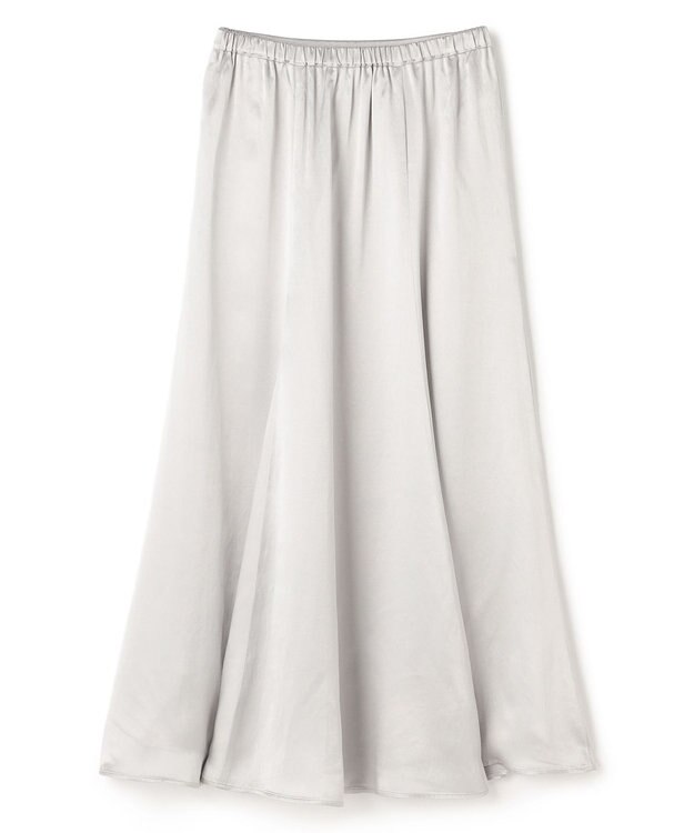 uncrave アセテートヴィンテージサテン マーメイドスカート シルバー