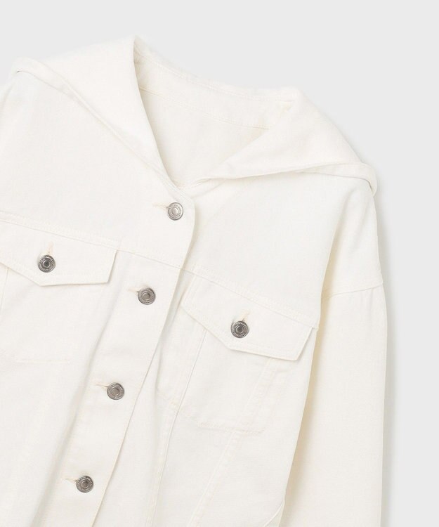 GRACE CONTINENTAL フードジップデニムジャケット キナリ