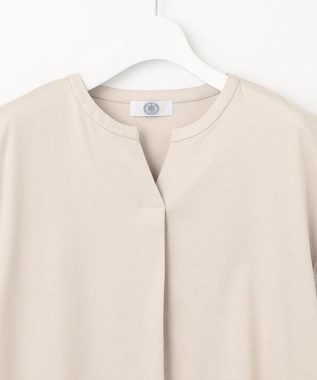 J.PRESS LADIES 【接触冷感・吸水速乾】MULTI EFFECT JERSEY フレアースリーブ カットソー ベージュ系