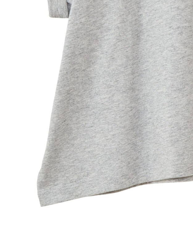 Green Parks 袖折り返しカレッジＴシャツ Gray Mixture