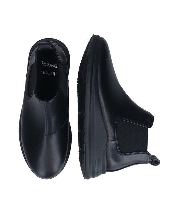 Bridget Birkin 【Round About】サイドゴアブーティスニーカー ブラック