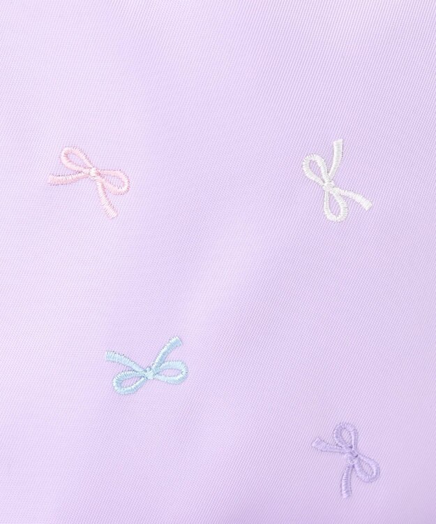 ANY KIDS 【10L容量】総柄刺繍リュック ラベンダー