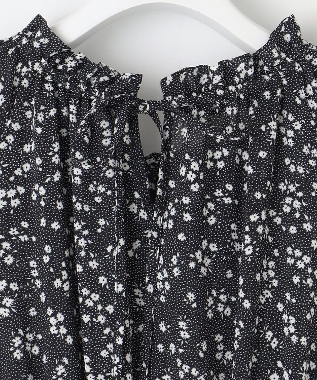 Feroux ウエストシャーリングティアード ワンピース ブラック系1