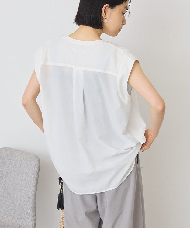 AMERICAN HOLIC 【マルチ機能】レイヤードデザインブラウス Off White