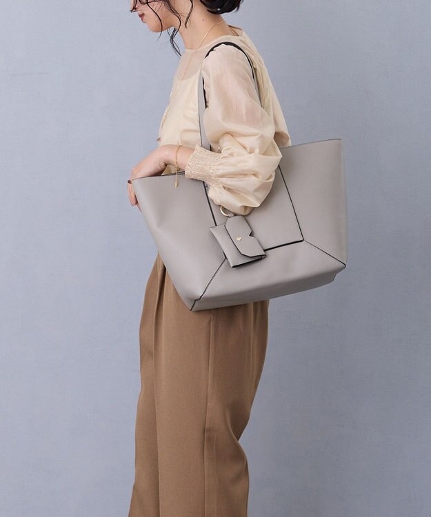 MioFIRANO DOOR I001 トートバッグ A4サイズ対応 リバーシブル LIGHT GRAY