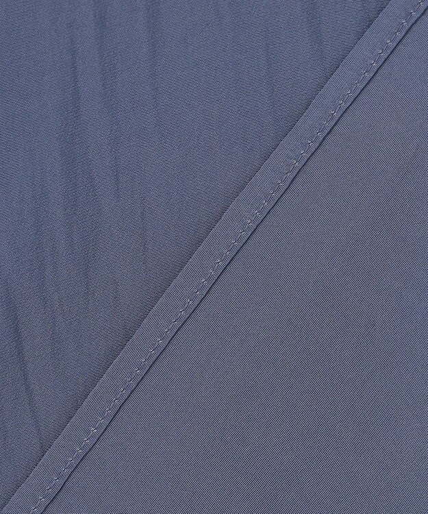 組曲 S ギャザーライトデシン ブラウス ダルブルー系