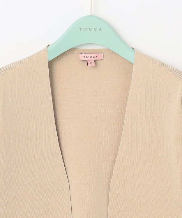 TOCCA 【接触冷感＆UVカット】【洗える】SQUARE BOLERO ボレロ ミルクティー系