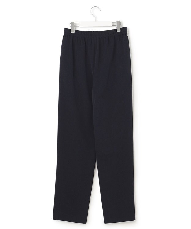 23区 L 【WEB限定/洗える】2WAYストレッチツイル ワイドパンツ ネイビー系