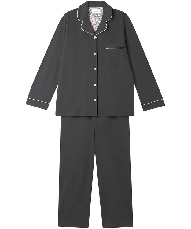 une nana cool 【綿100％】やわらかバズインレーパジャマ MADE WITH LIBERTY FABRIC OB