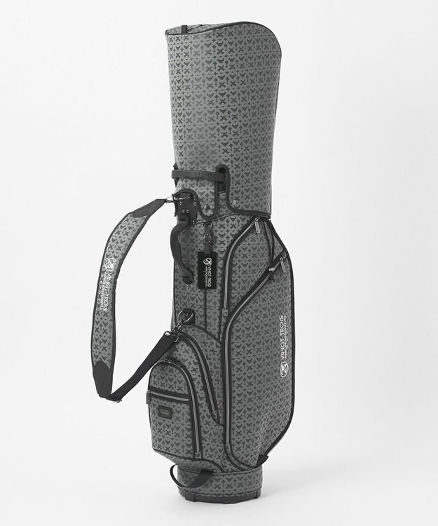 23区GOLF 【UNISEX】モノグラムライトキャディバッグ　ベテランゴルファーにもおすすめなモダンデザイン ブラック系5