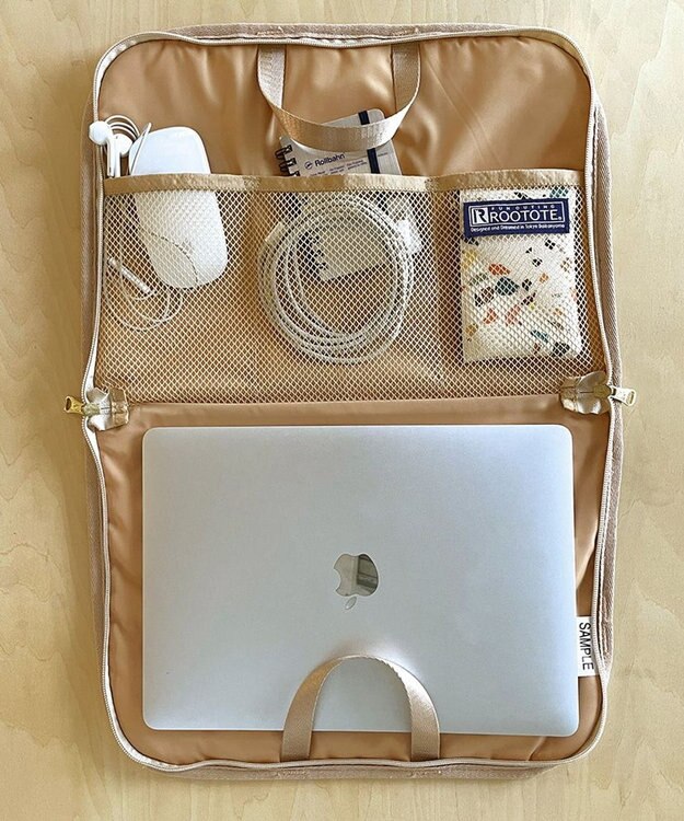 ROOTOTE 6797【PCケース：合皮】/ LT.ピモッテ.キルト-A 01：ペイルピンク