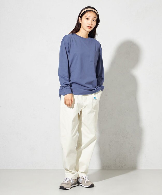 SHARE PARK LADIES 【UNISEX】UVカット アートコラボロングTシャツ〈Hammock〉（S・Mサイズ） アッシュネイビー