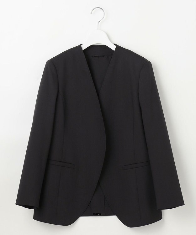 23区 L 【エステータ】ライトダブルクロス ジャケット ブラック系