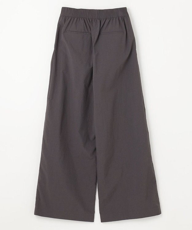 NAVE 【ReNAVE・洗える/撥水加工/接触冷感/UVケア/セットアップ】ナイロンタスラン ワイドパンツ グレー系