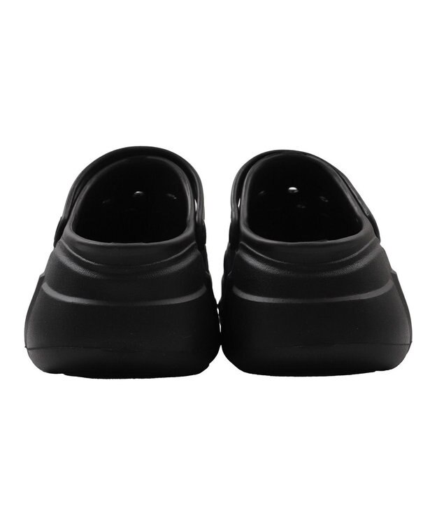 WEGO 【SMLサイズ展開】パーツ付き厚底ラバーサンダル ブラック