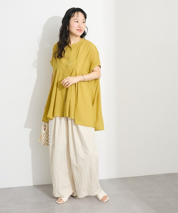 CRAFT STANDARD BOUTIQUE コクーンカラーパンツ Ivory