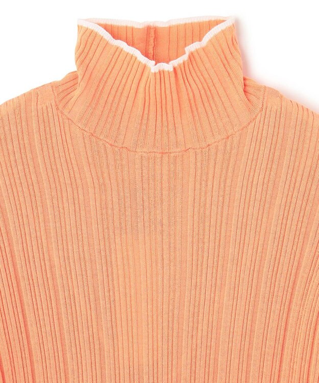 BEIGE， LUPINE / タートルニット Apricot×White