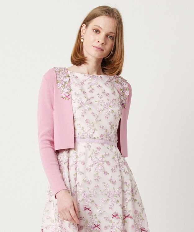 TOCCA 【キャンセル分販売！・洗える！】CAROUSEL ROSE  ボレロ ピンク系