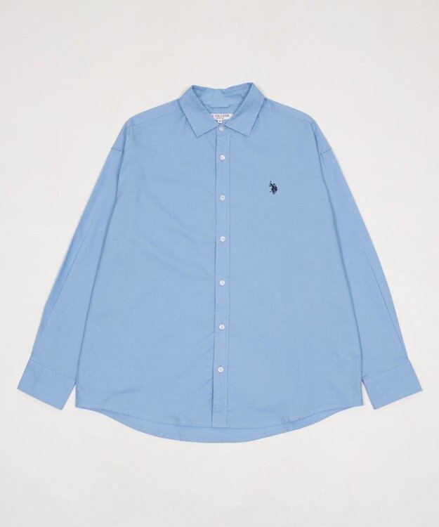 WEGO 別注USPOLOシャツ ブルー