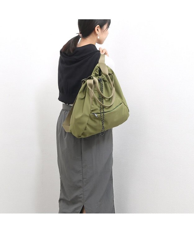 UNBILLION カシュカシュ cachecache / 2wayナイロンリュック カーキ