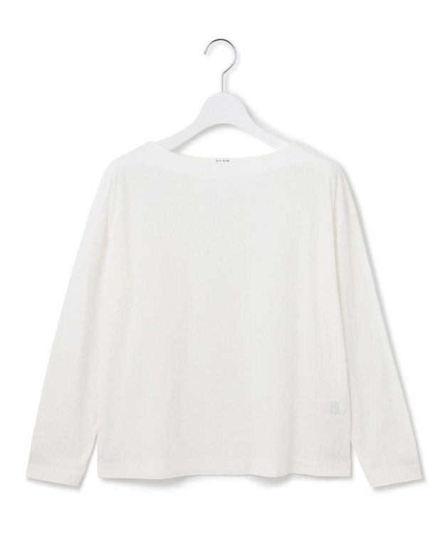 23区 【SLOW/一部店舗限定】ツイステッドシアジャージー カットソー オフホワイト系