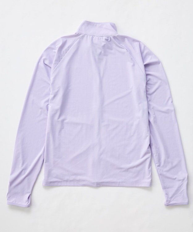 OP／FILA 【FILA】スーパーナイロンクール｜長袖フルジップラッシュガード ラベンダー