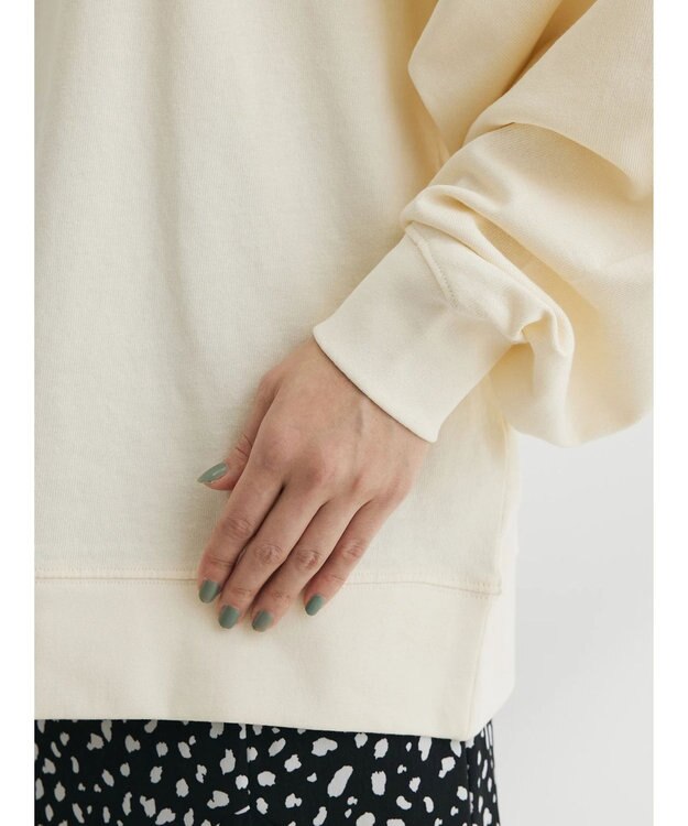 Green Parks ロゴトレーナーＴＥＥ Ecru