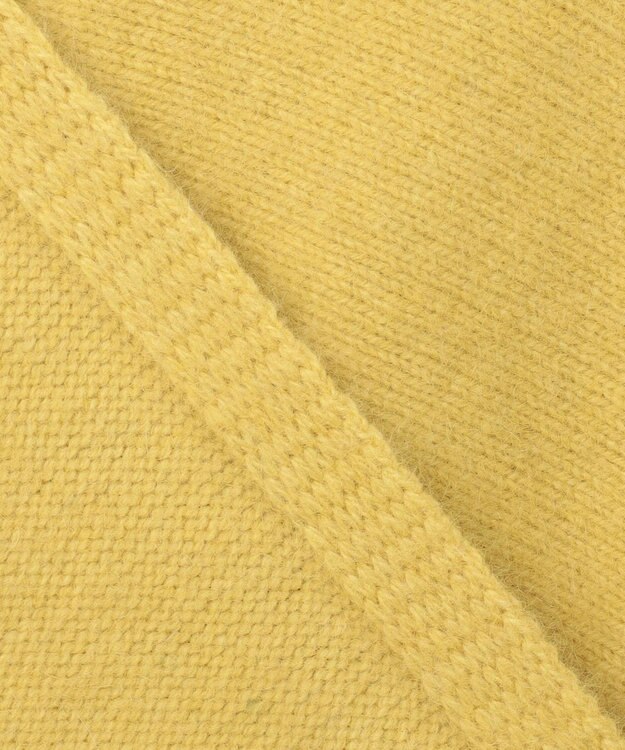 組曲 【手洗い可】フラッフィー ファーニット イエロー系