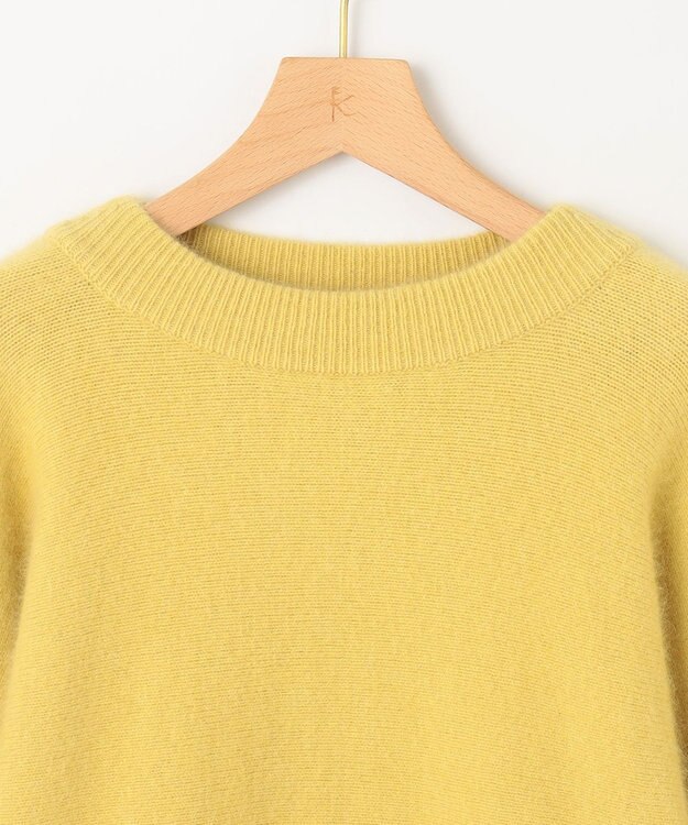 組曲 【手洗い可】フラッフィー ファーニット イエロー系