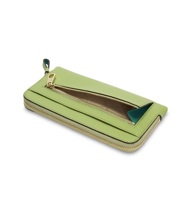 PELLE BORSA ラウンドファスナー長財布 Fine Goods フィーネグッズ 5452 レタスグリーン