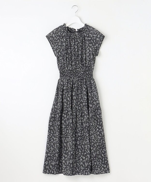 Feroux ウエストシャーリングティアード ワンピース ブラック系1