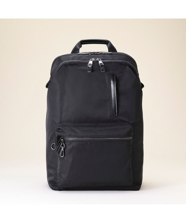 ACE BAGS & LUGGAGE 【雑誌掲載】W&.Day/Night ポッケス スリムリュック A4サイズ 14.0インチPC収納 15277 ダブルアンドデイナイト マザーズバッグ ブラック