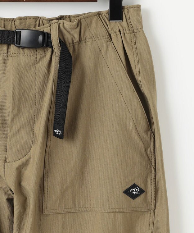 JOSEPH ABBOUD MOUNTAIN 【JAPANファブリック/2WAYストレッチ】ヴィンテージナイロンカルゼストレッチベイカー パンツ ベージュ系