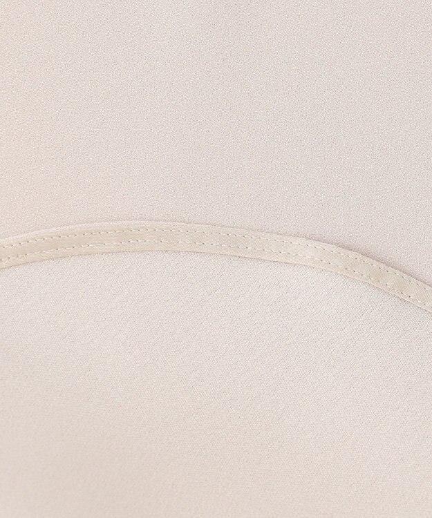 ICB 【接触冷感・UVケア・速乾・洗える】 FluidBackSatin シャツブラウス トープ系